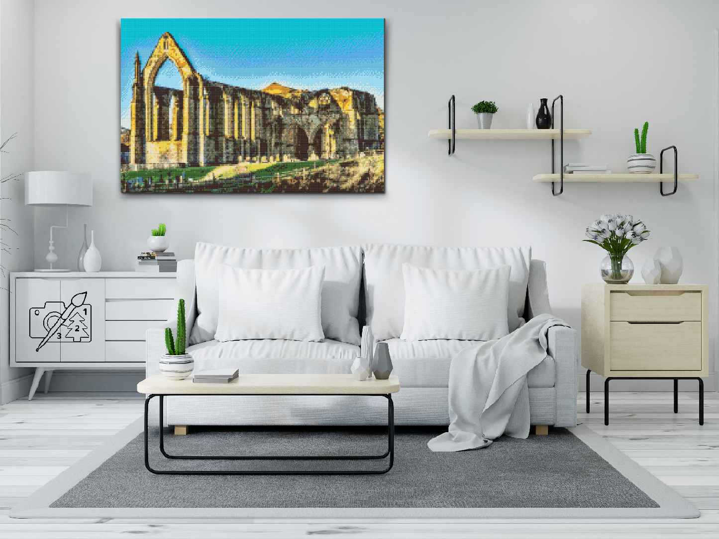 Diamond Painting - Bolton Priory Kirke, England