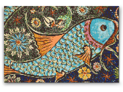 Diamond Painting - Fiskemosaik