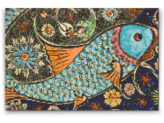 Diamond Painting - Fiskemosaik