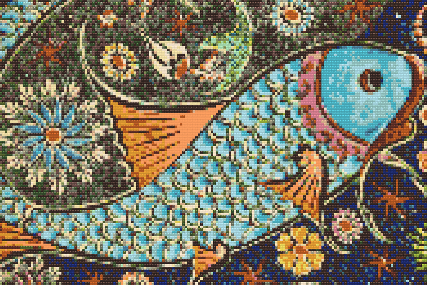 Diamond Painting - Fiskemosaik