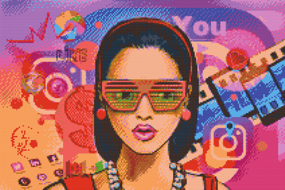Diamond Painting - Sociale medier