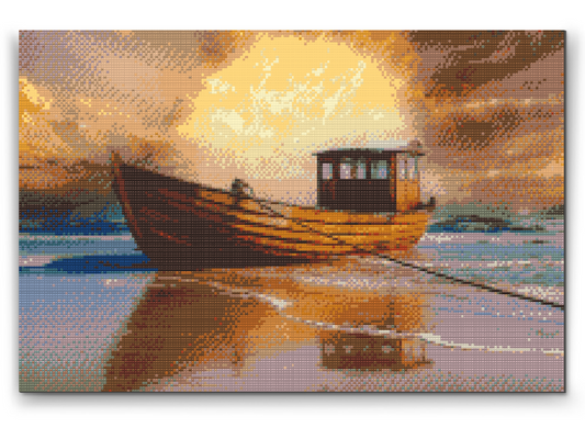 Diamond Painting - Båd til søs 2