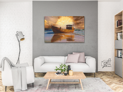 Diamond Painting - Båd til søs 2