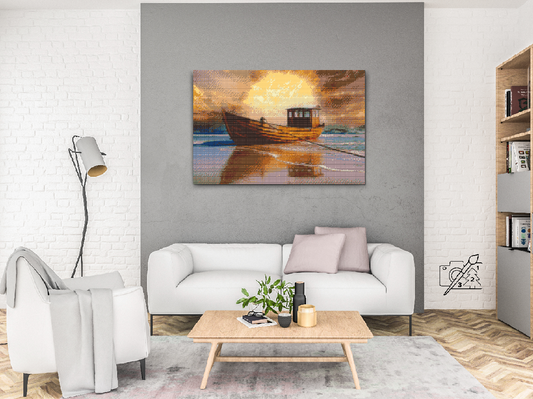 Diamond Painting - Båd til søs 2