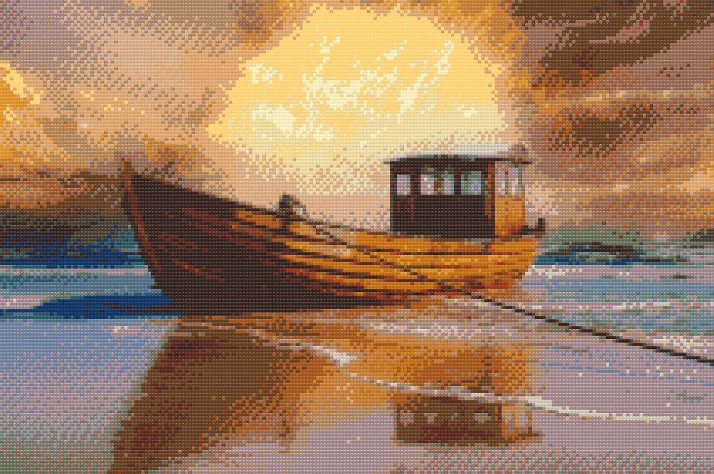Diamond Painting - Båd til søs 2