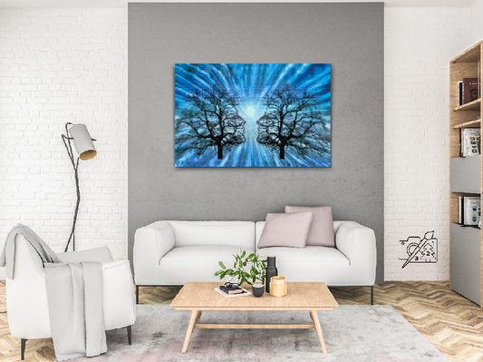 Diamond Painting - Træer formet som ansigter
