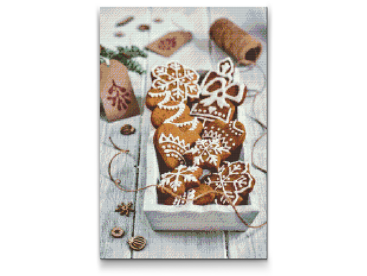 Diamond Painting - Honning-honningpeberkager