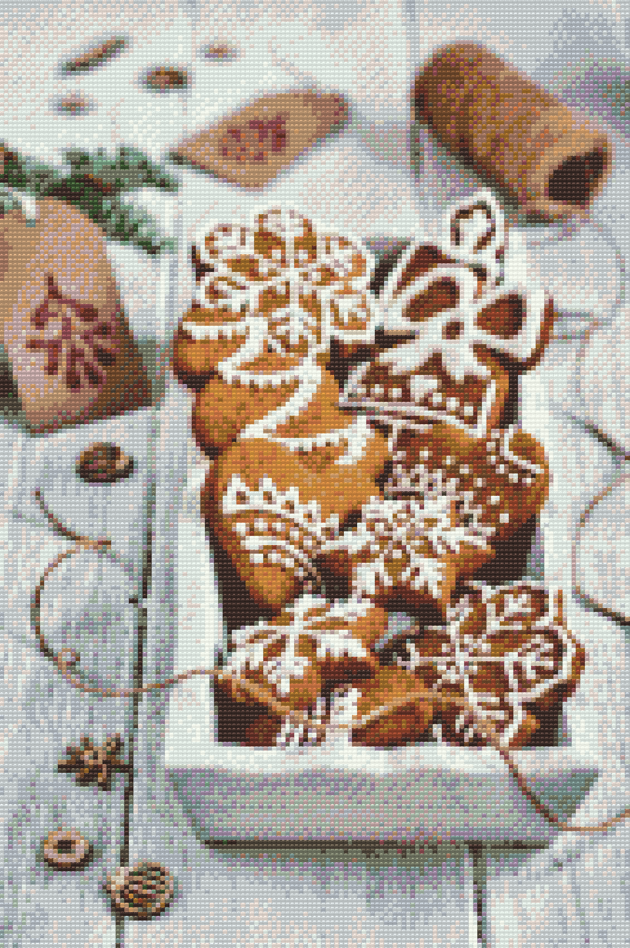 Diamond Painting - Honning-honningpeberkager