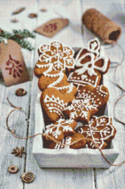 Diamond Painting - Honning-honningpeberkager