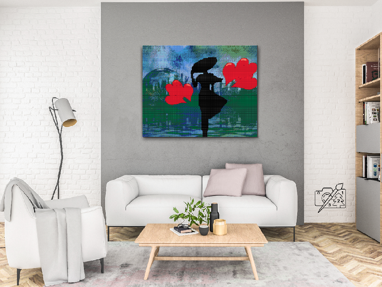 Diamond Painting - Kvindens tanker
