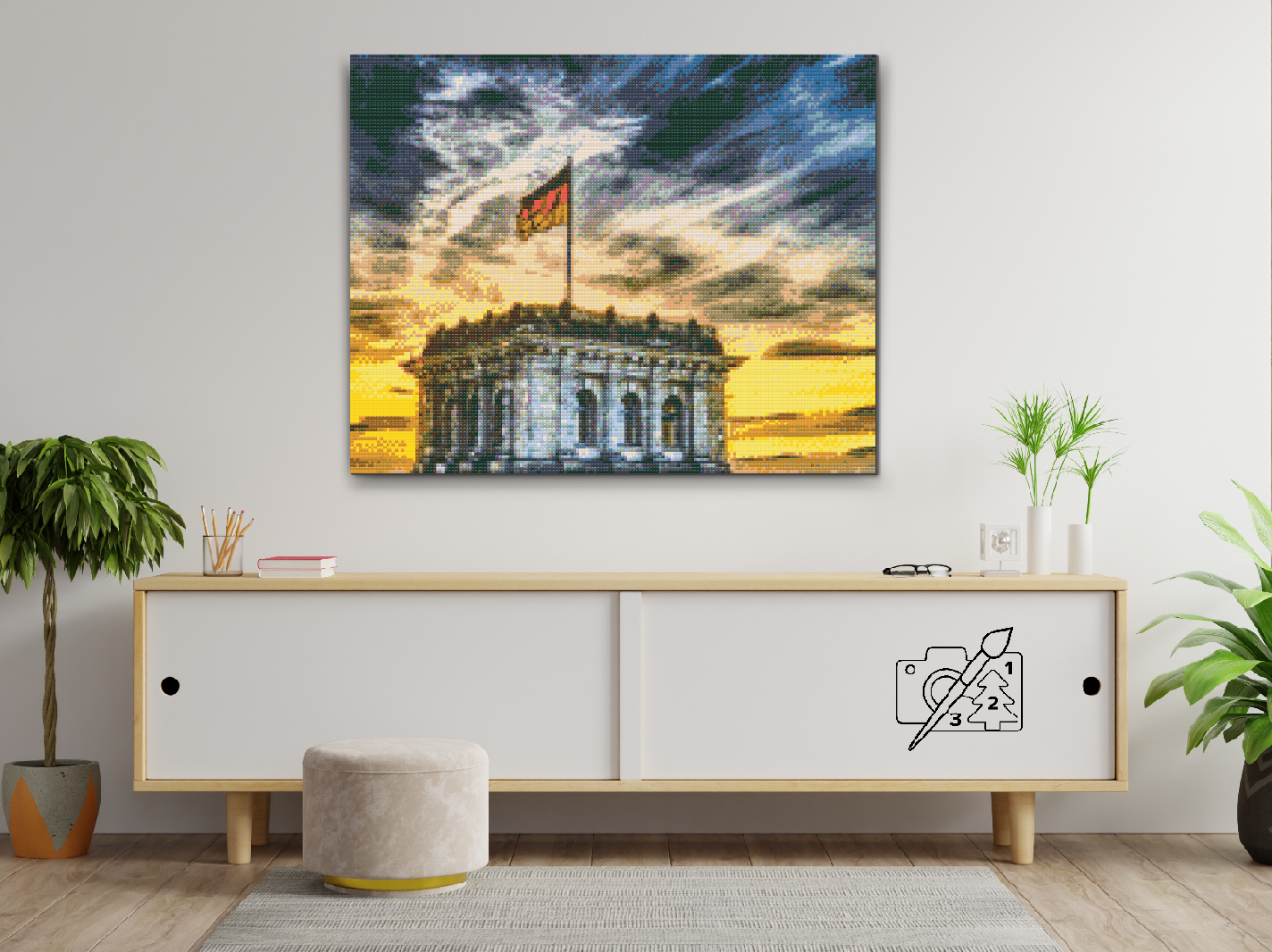 Diamond Painting - Det tyske parlament