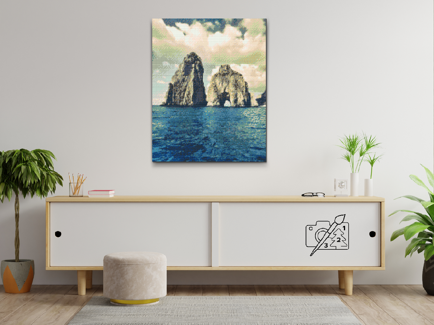 Diamond Painting - Capri-øen, Italien