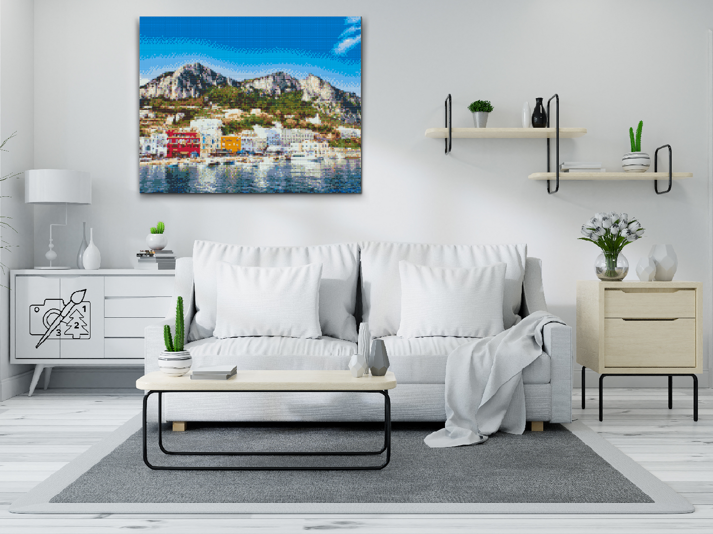 Diamond Painting - Capriøen, Italien 2