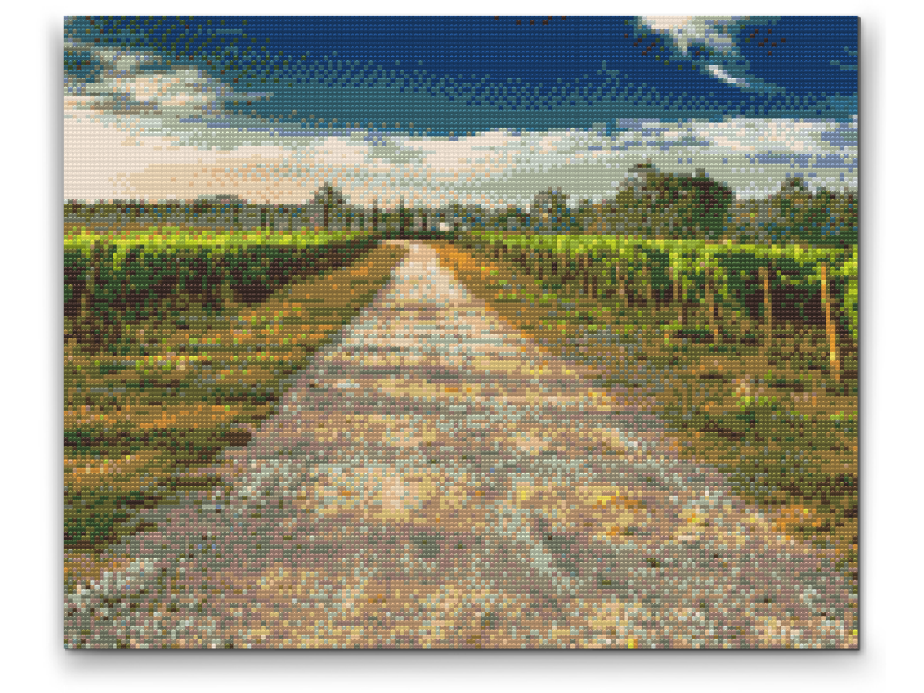 Diamond Painting - Toscanske Vinmarker
