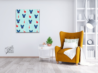 Diamond Painting - Rudolf på baggrunden