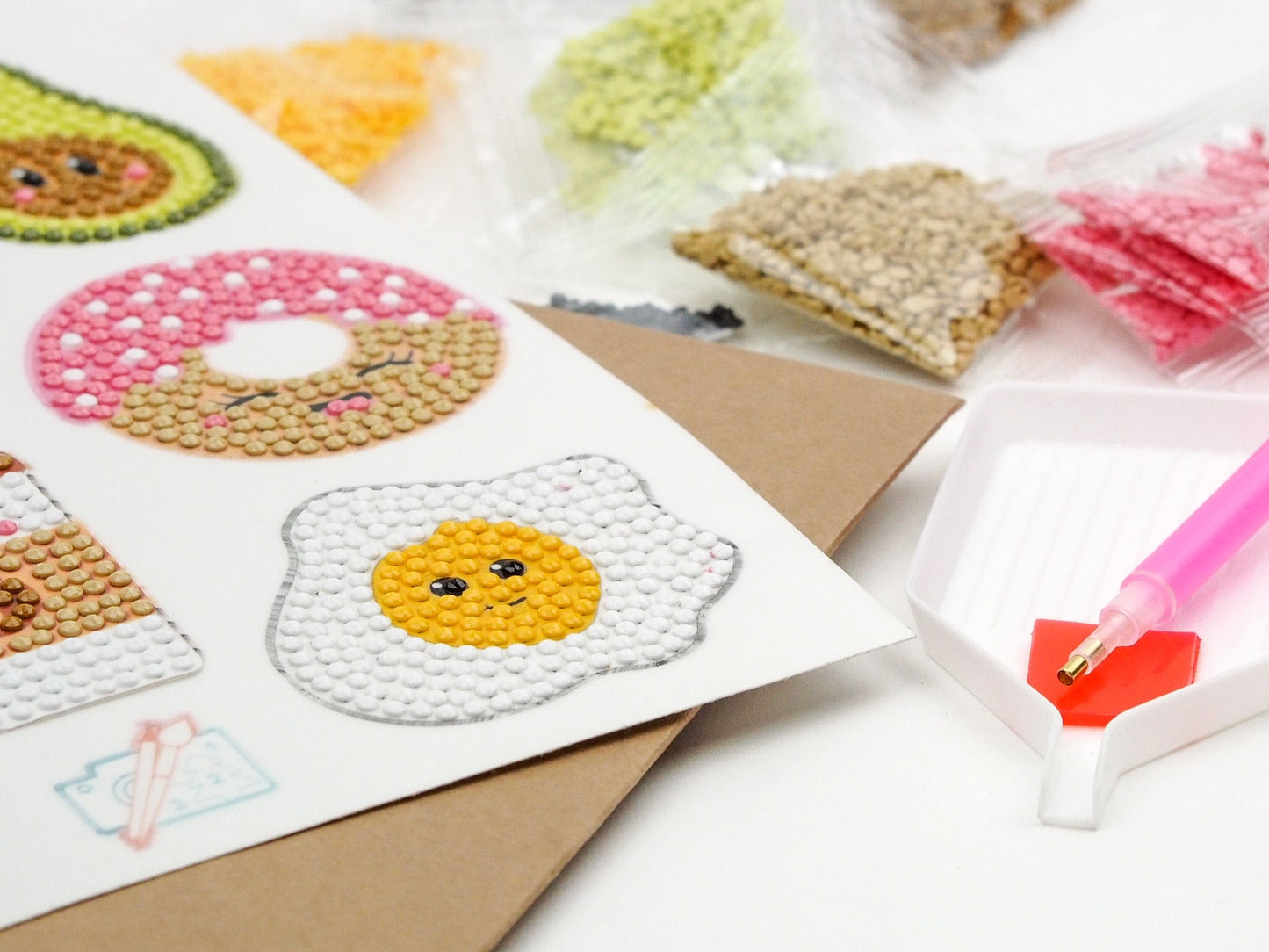 Diamond Painting Sticker - Morgenmadsmenu