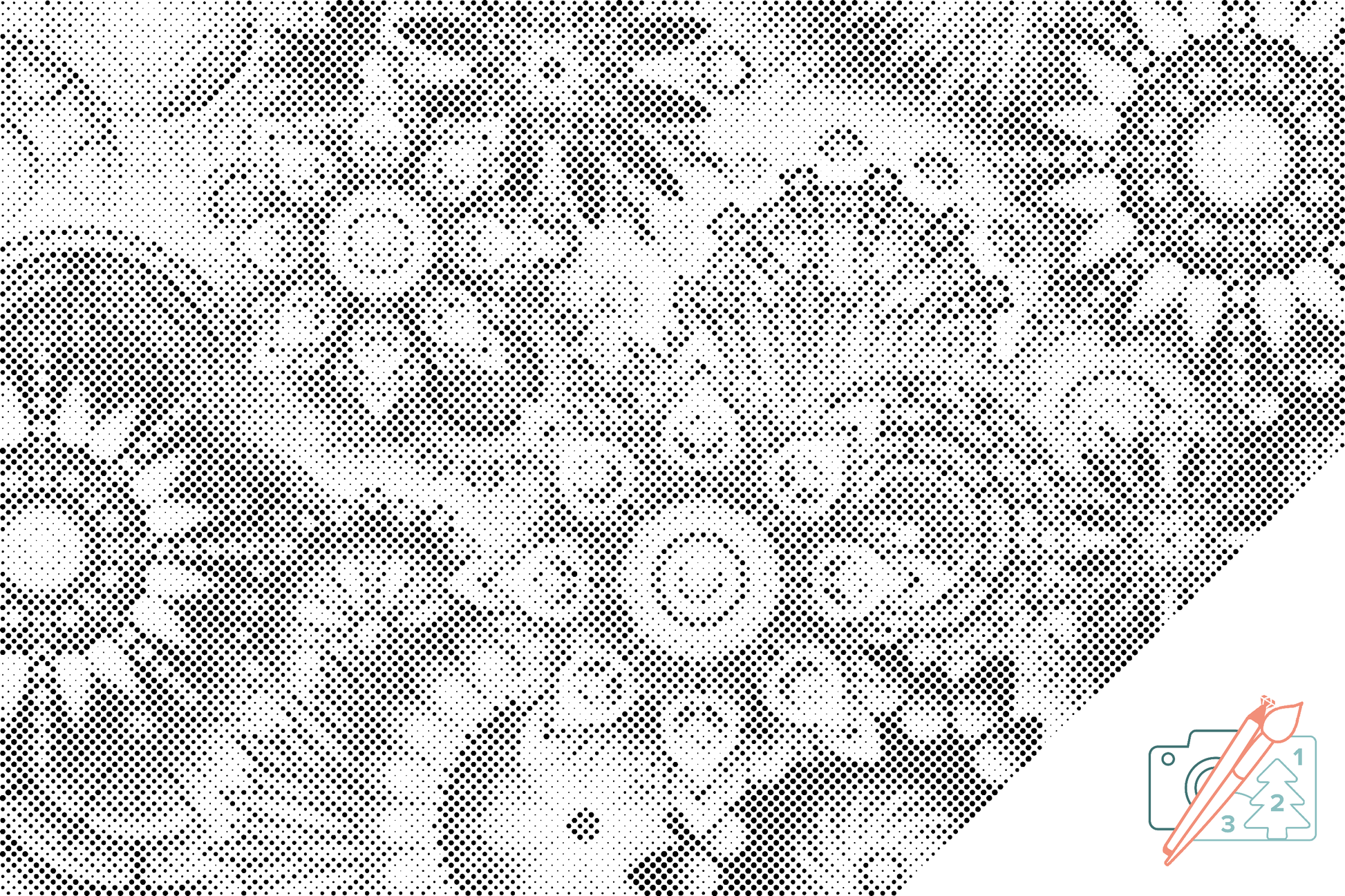 Mal-med-prikker -  Mandala6