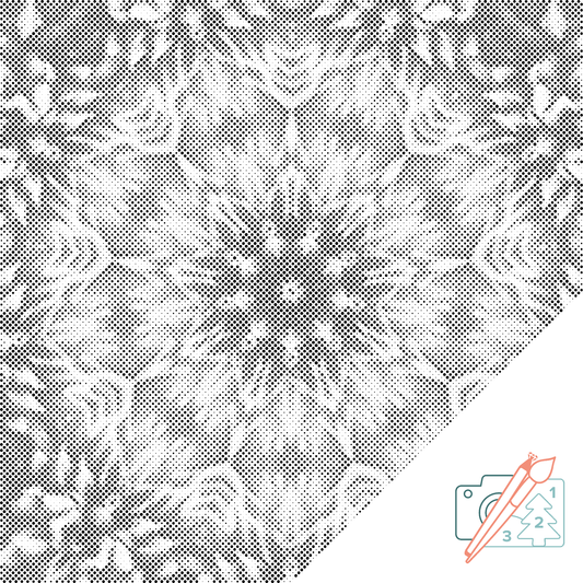 Mal-med-prikker -  Mandala9