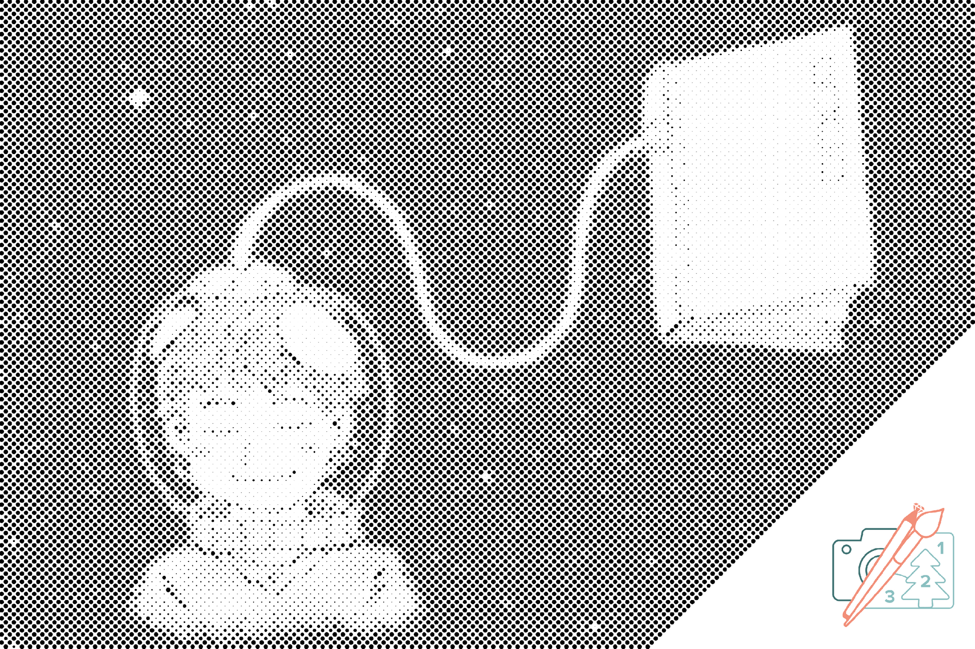Mal-med-prikker -  Kosmonaut