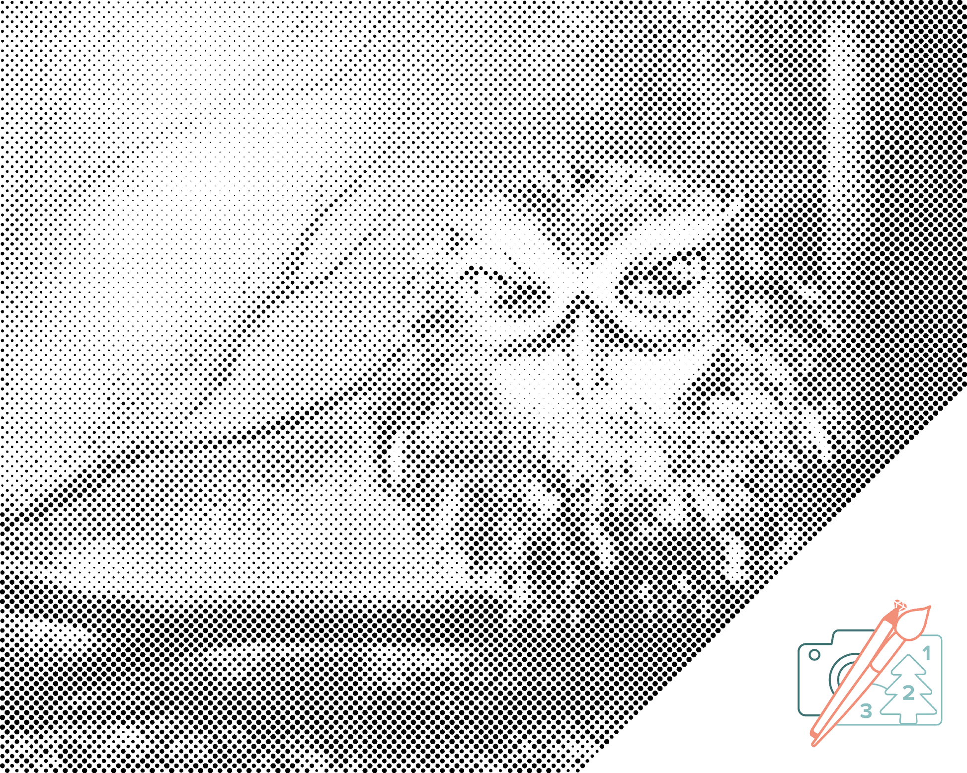 Mal-med-prikker -  Wise Owl