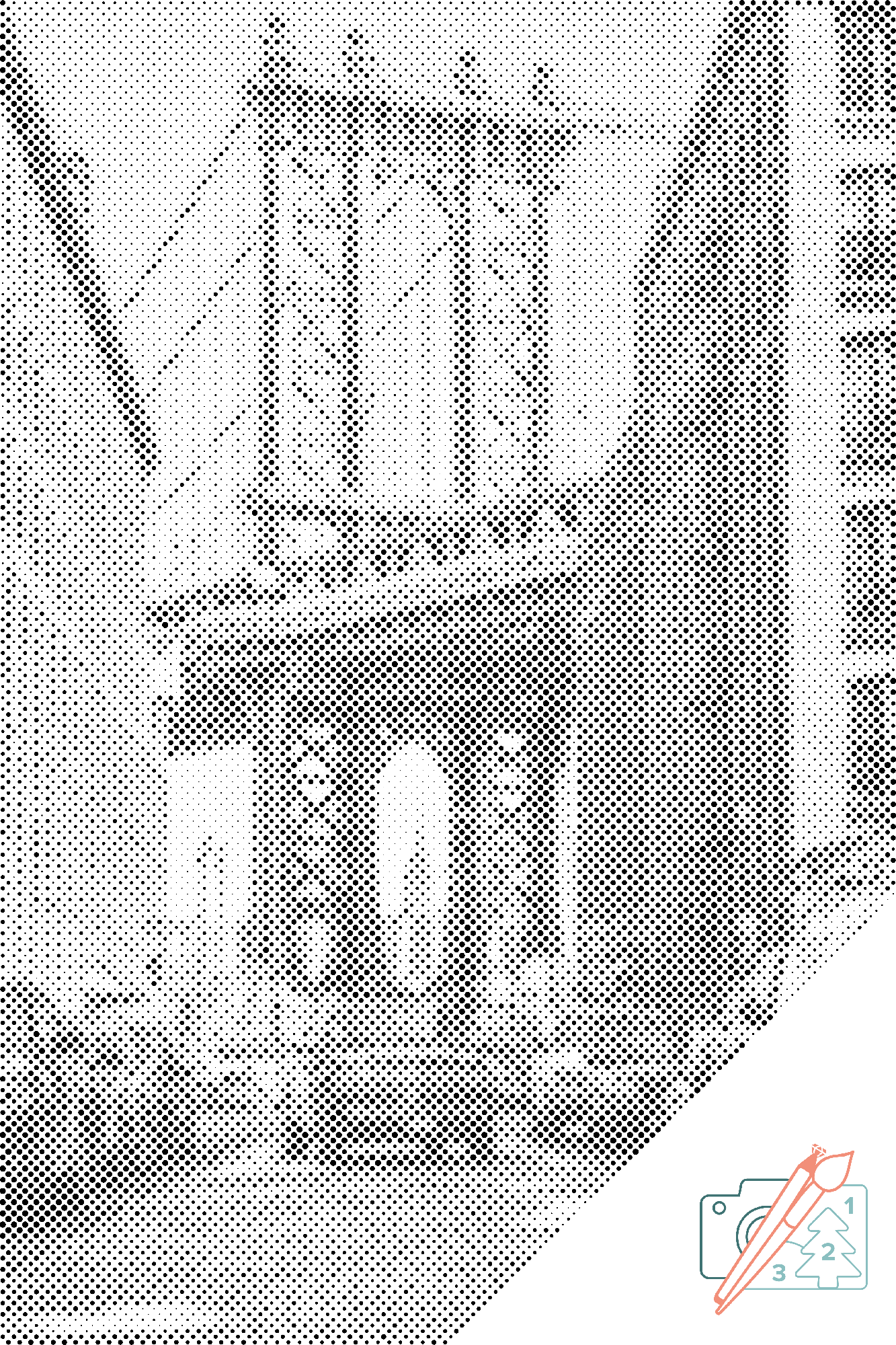 Mal-med-prikker -  Brooklyn Bridge