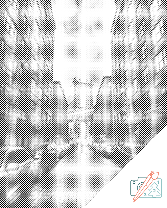 Mal-med-prikker -  Brooklyn Bridge 2