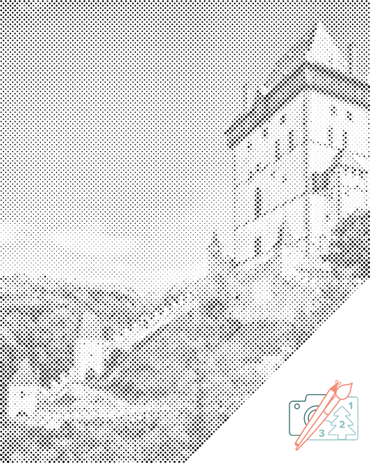 Mal-med-prikker -  Karlštejn Slot 2