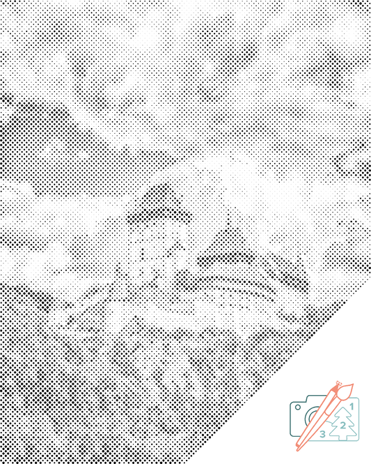 Mal-med-prikker -  Karlštejn Slot 4