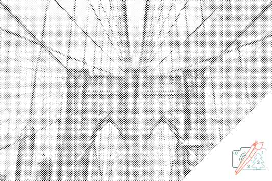 Mal-med-prikker -  Brooklyn Bridge 3