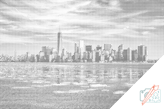 Mal-med-prikker -  New York - Panorama