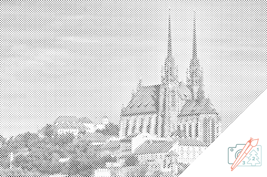 Mal-med-prikker -  Petrov Katedral - Brno