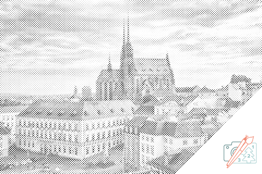 Mal-med-prikker -  Petrov Katedral - Brno 2