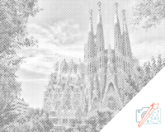 Mal-med-prikker -  Sagrada Familia
