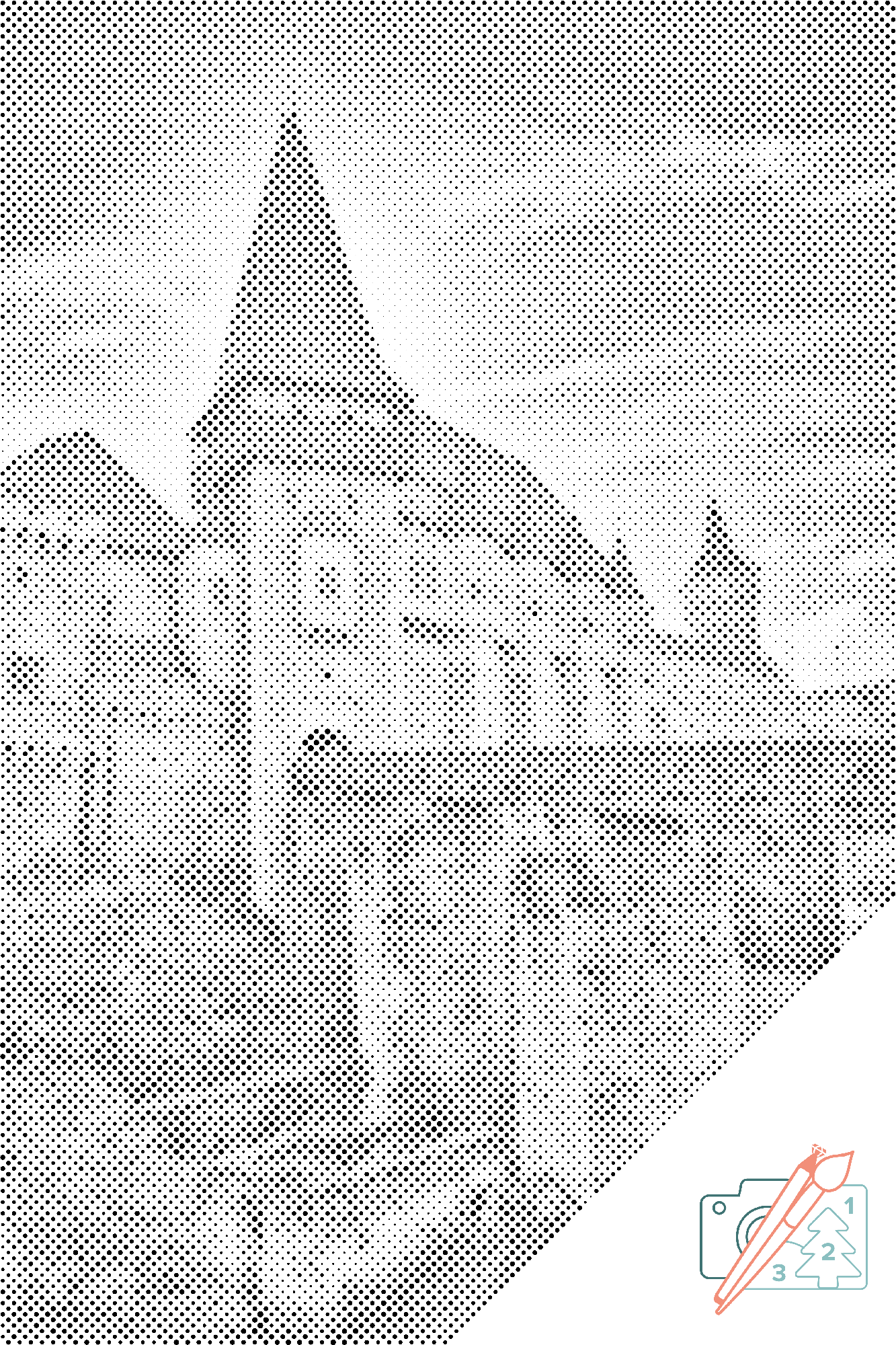Mal-med-prikker -  Corvin Slot 3