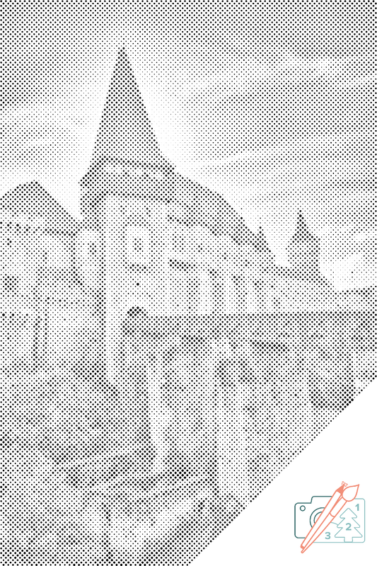 Mal-med-prikker -  Corvin Slot 3