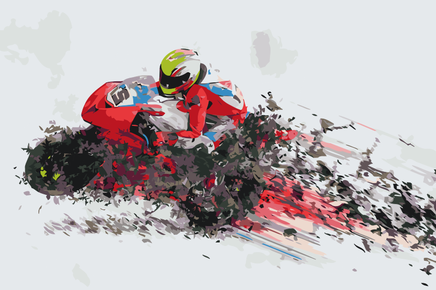 Paint by Numbers - Rasende Ridt
