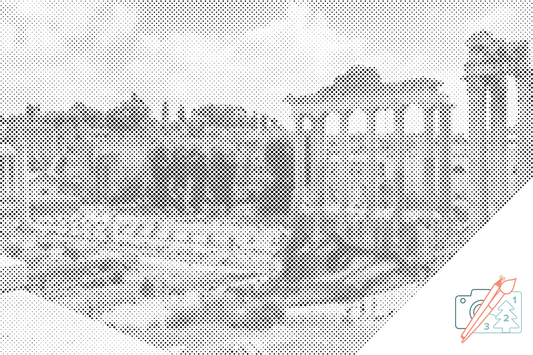 Mal-med-prikker -  Forum Romanum, Rom