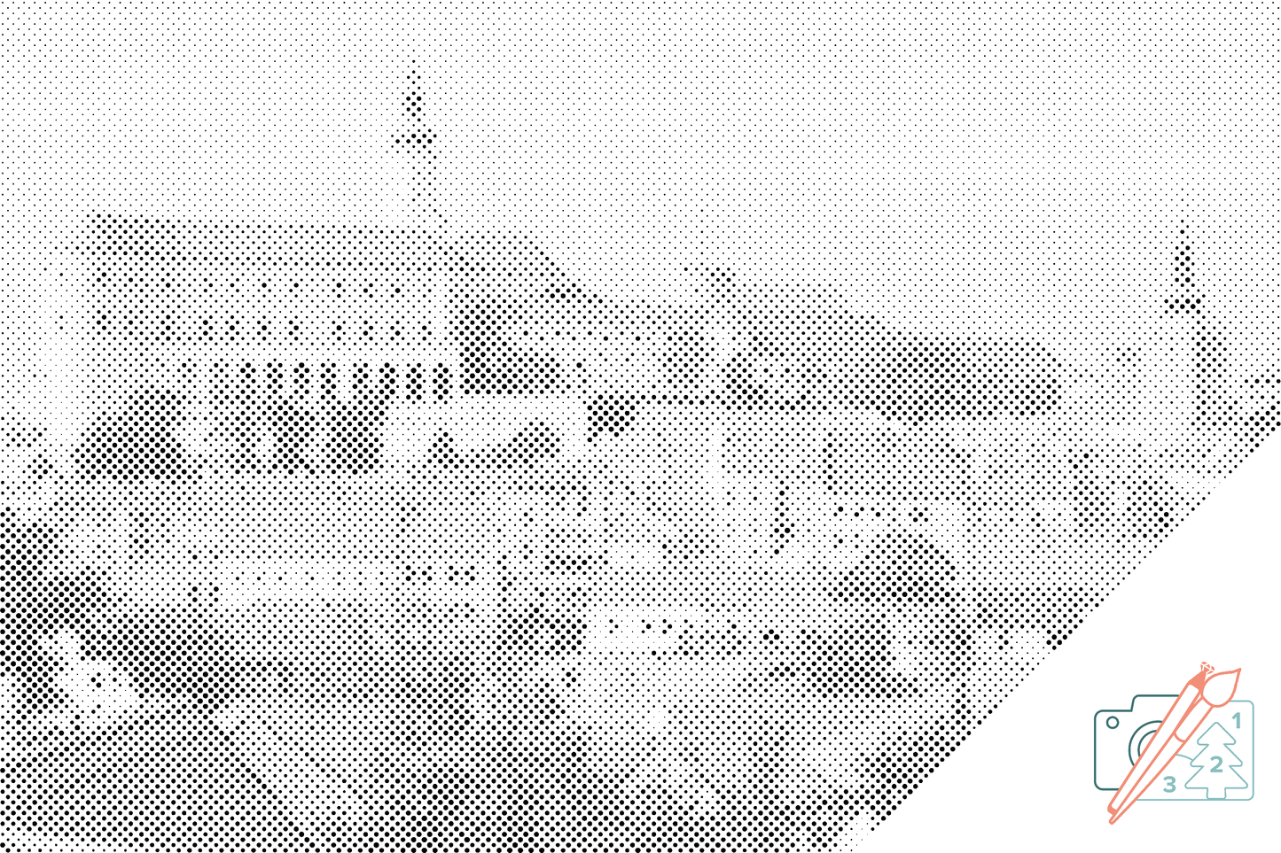 Mal-med-prikker -  Mikulov Slot