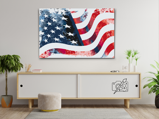 Paint by Numbers - Det amerikanske flag