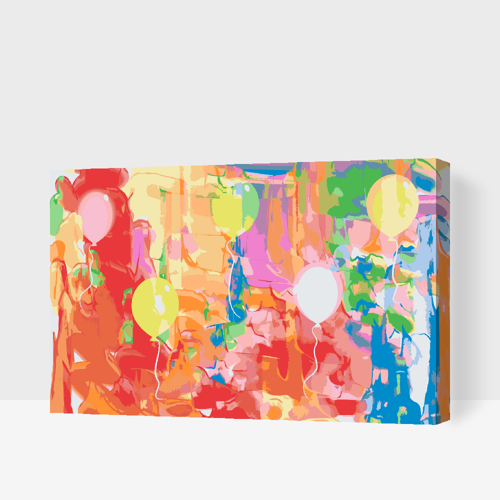 Paint by Numbers - Abstrakte balloner