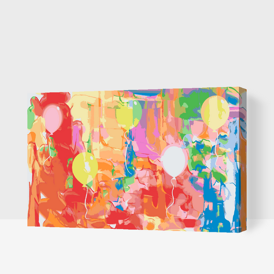 Paint by Numbers - Abstrakte balloner