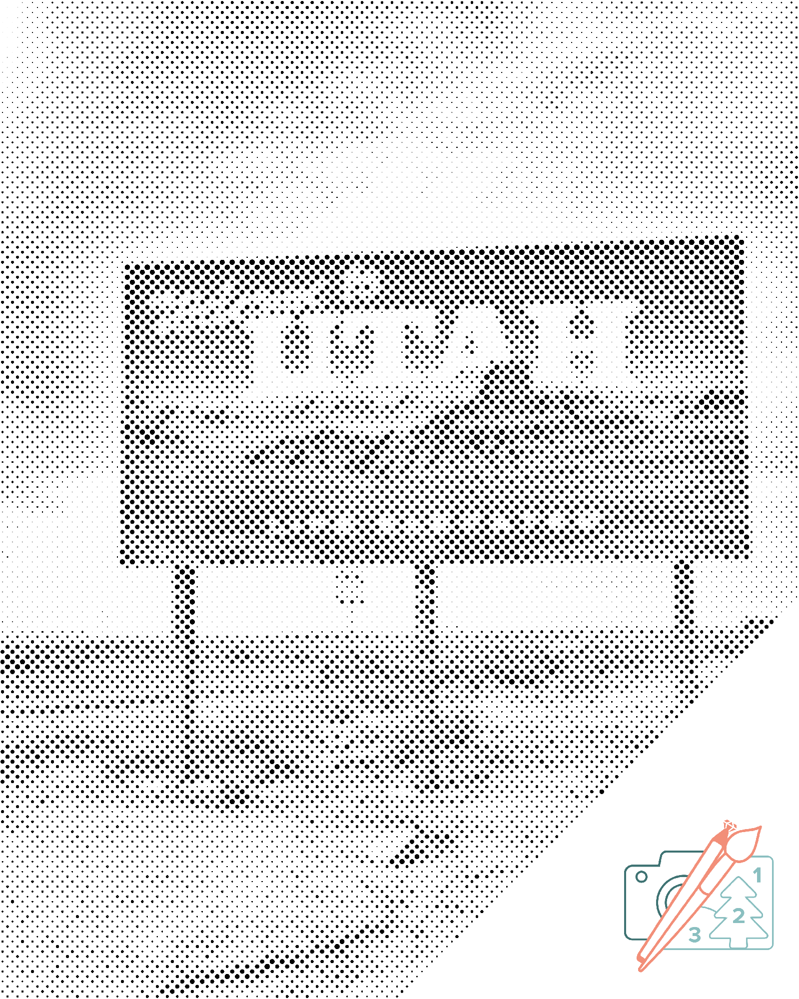 Mal-med-prikker -  Utah