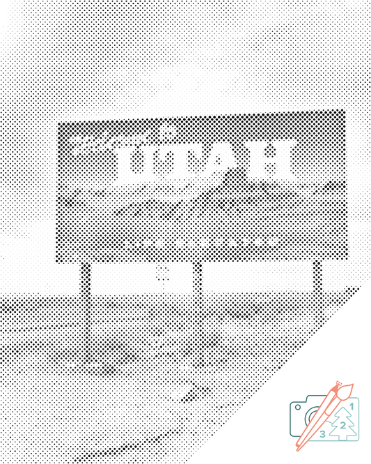 Mal-med-prikker -  Utah