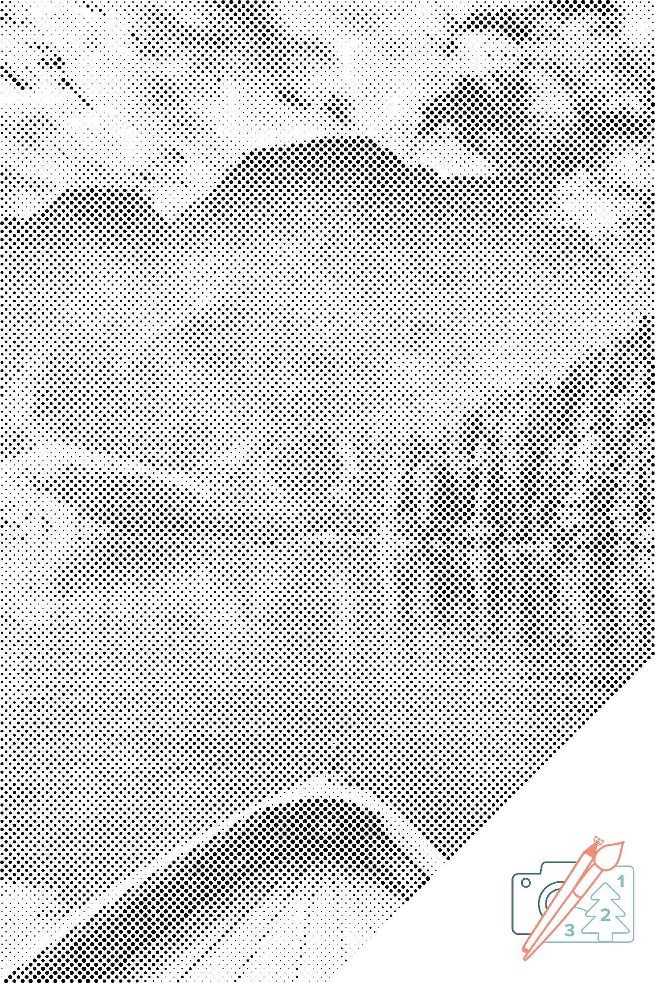 Mal-med-prikker -  Lago di Braies, Italien