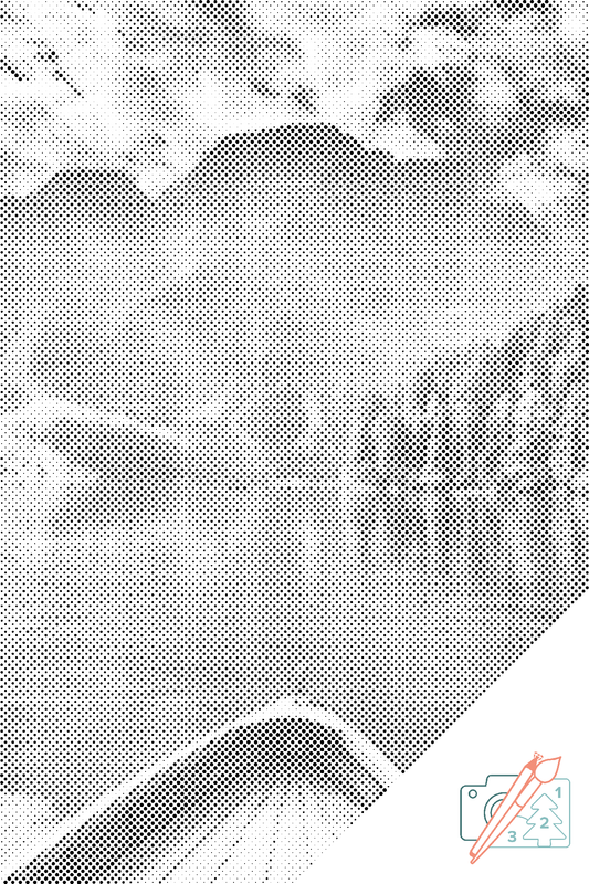 Mal-med-prikker -  Lago di Braies, Italien