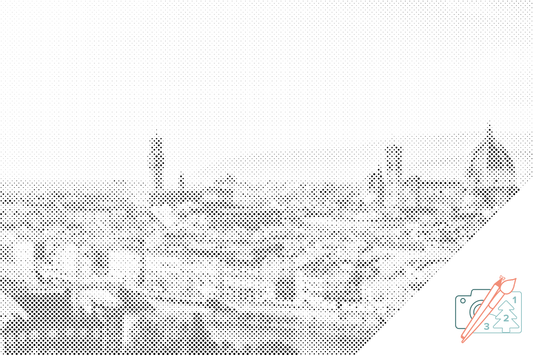 Mal-med-prikker -  Firenze, Italien