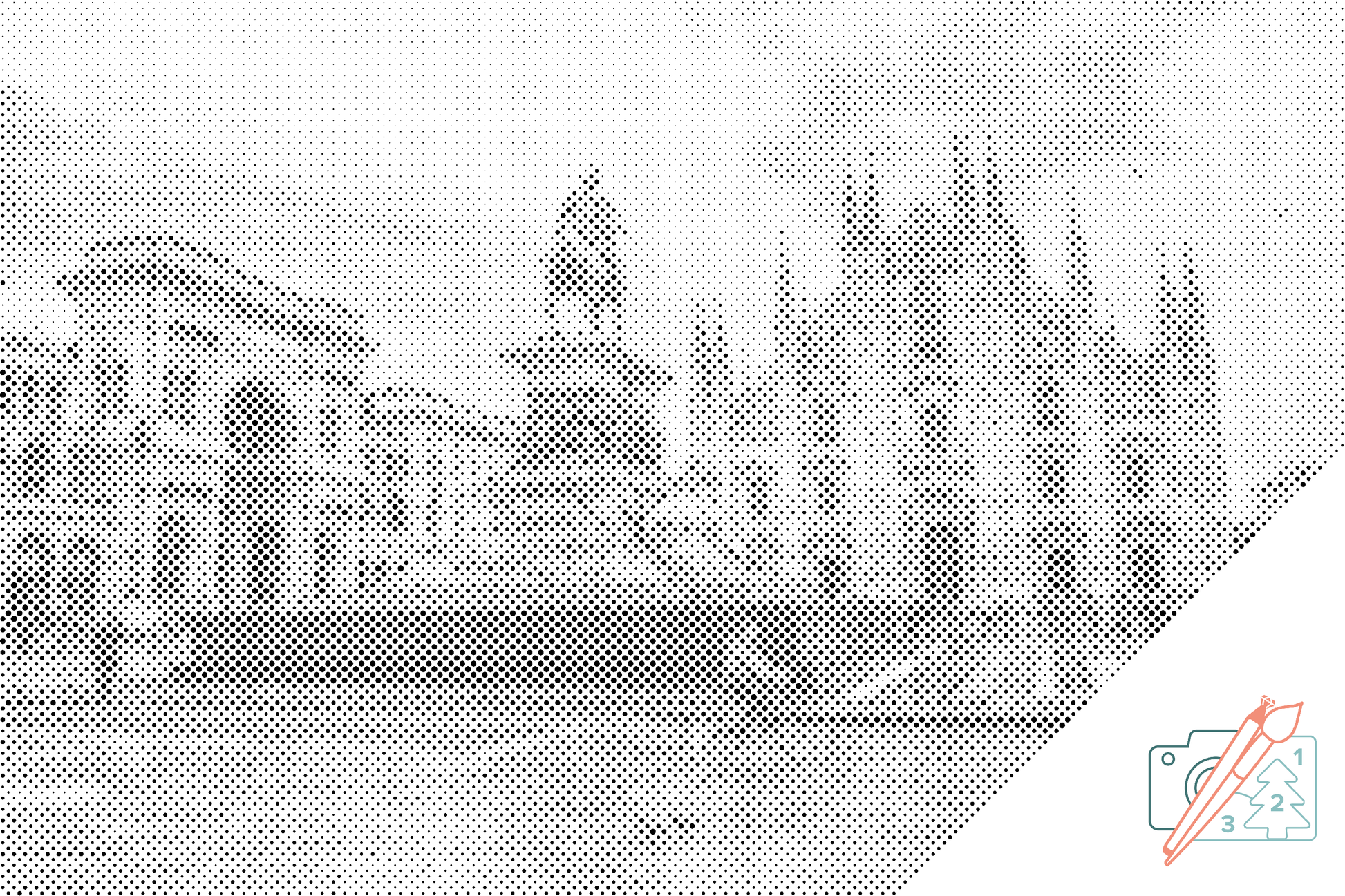 Mal-med-prikker -  Milano Katedral 2