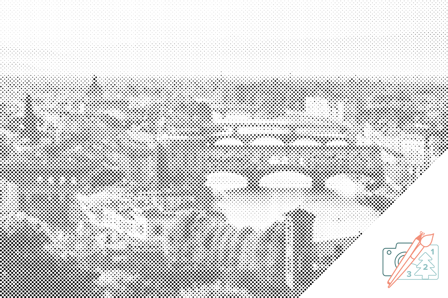 Mal-med-prikker -  Byudsigt - Firenze 2