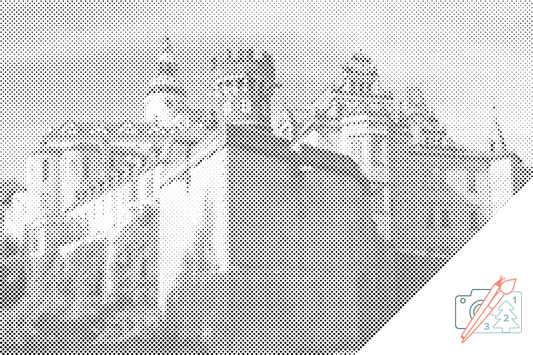 Mal-med-prikker -  Frýdlant Slot