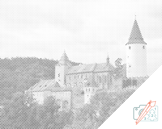 Mal-med-prikker -  Křivoklát Slot